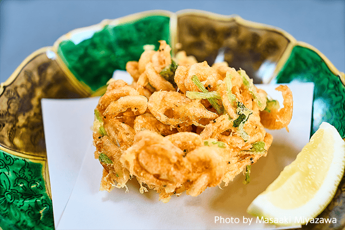 桜エビのかき揚げ