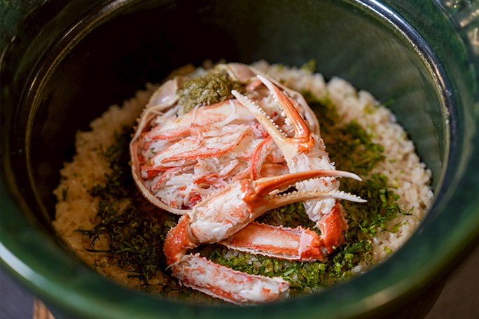加能蟹釜炊きご飯